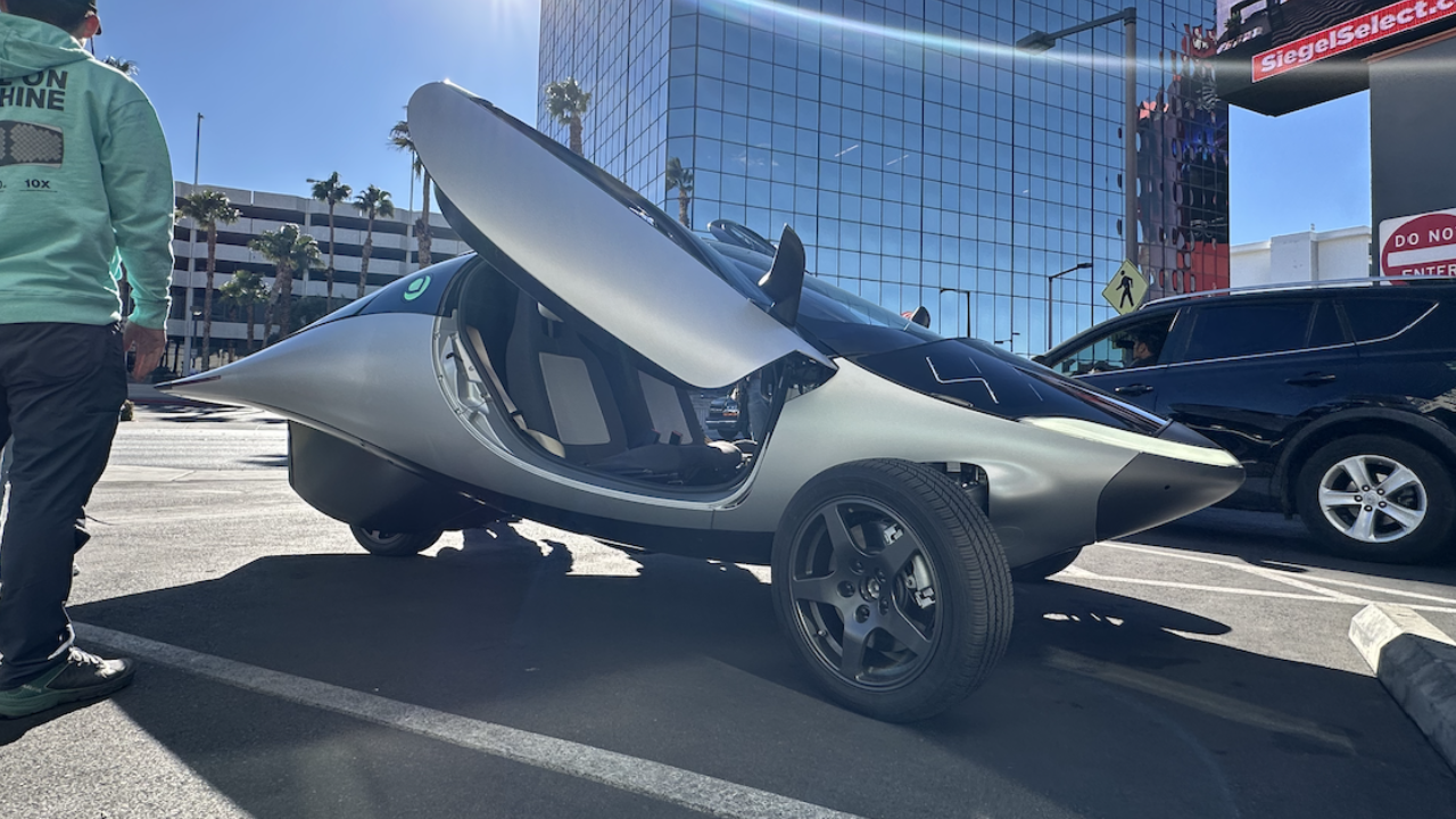 An Aptera Motors vehicle.