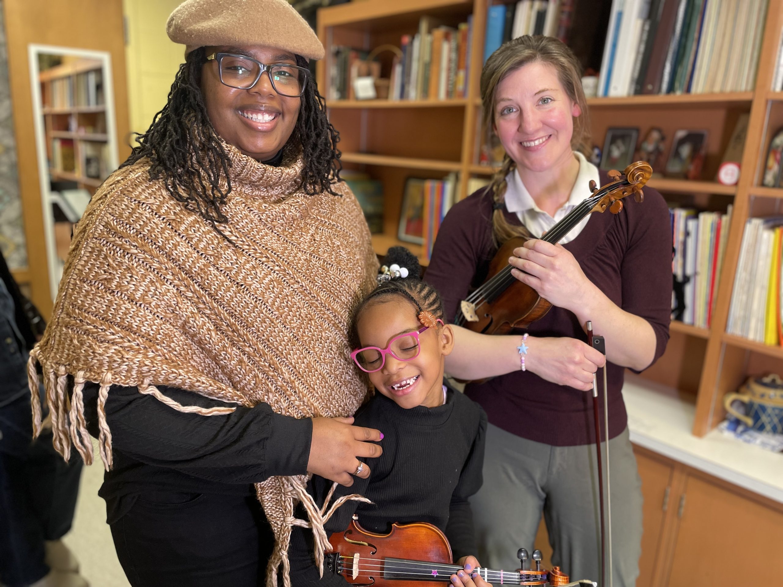 Heidi Barker - Violin Teacher UWM String Academy With Victoria and Danielle Washington