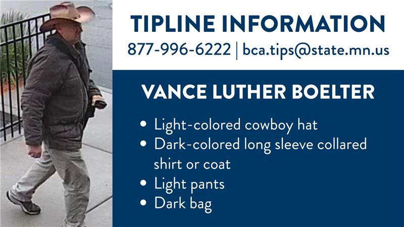 Police infographic of the suspect.