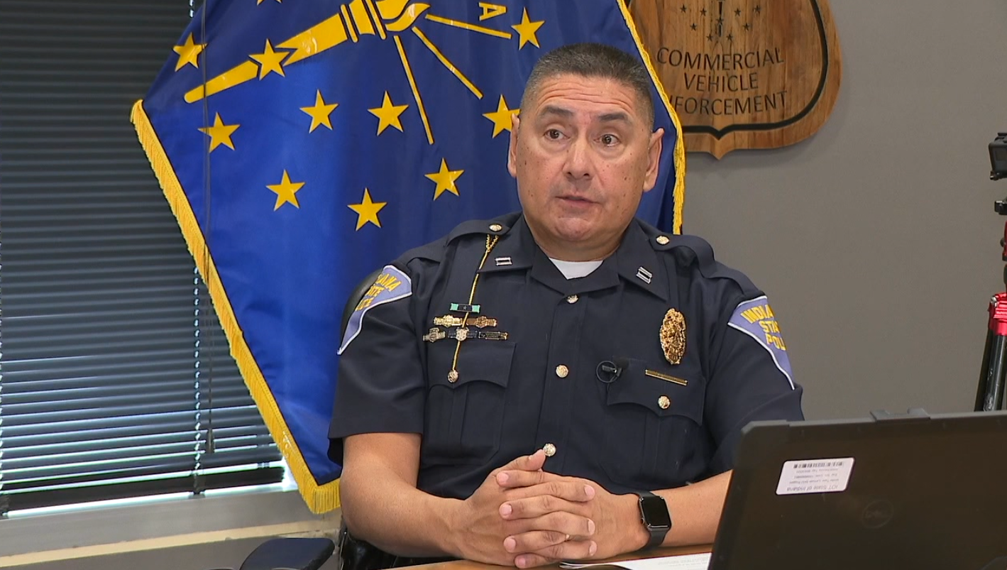 Capt. Ron Galaviz with Indiana State Police