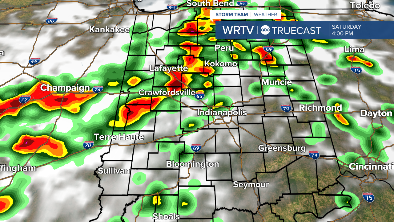 Saturday Afternoon Storms