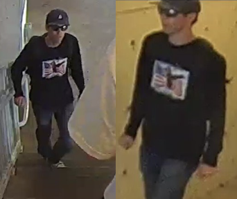 This combination of images released by the FBI shows a "person of interest" in connection to the fatal shooting of Charlie Kirk.