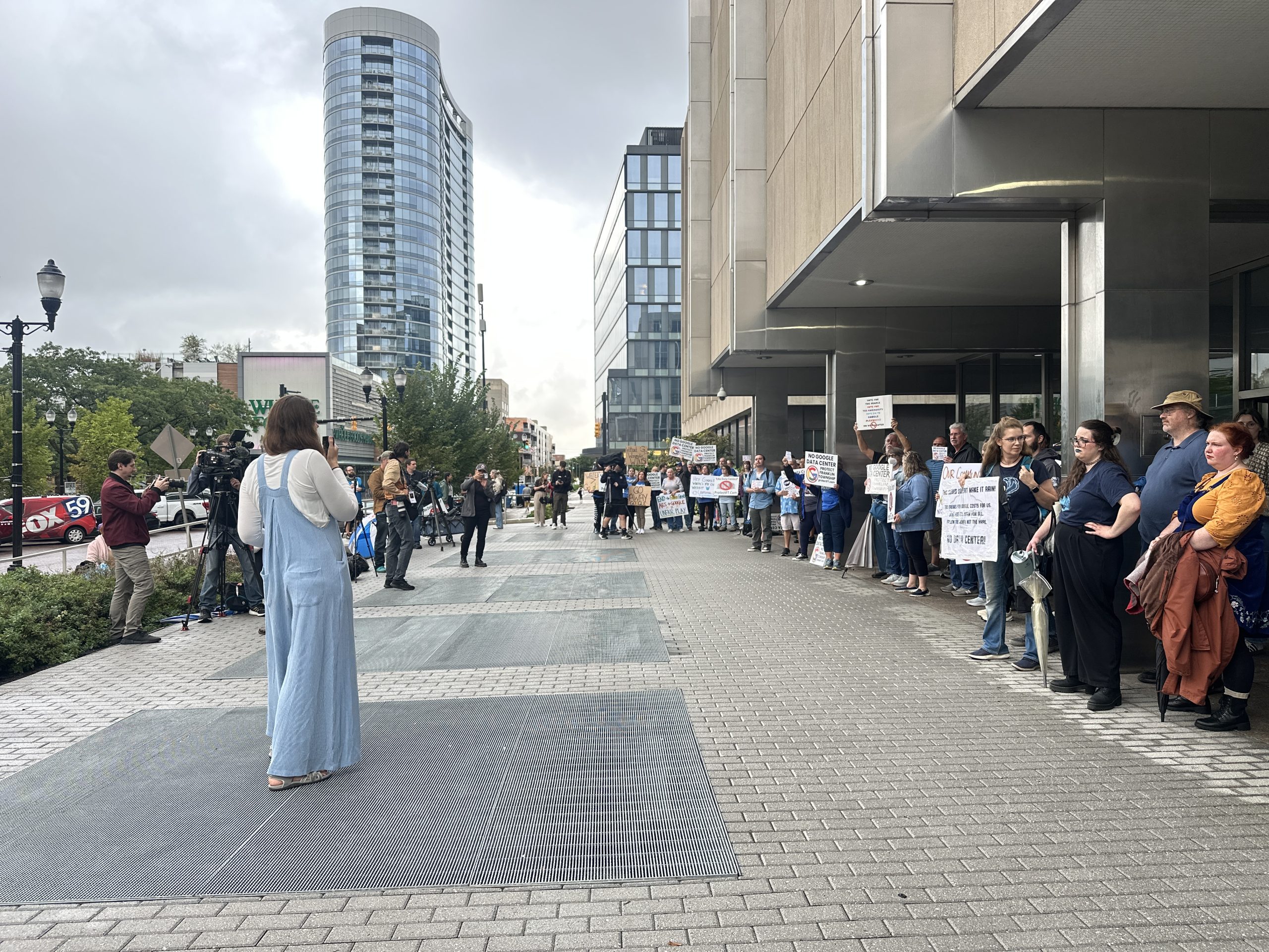 Data Center protest