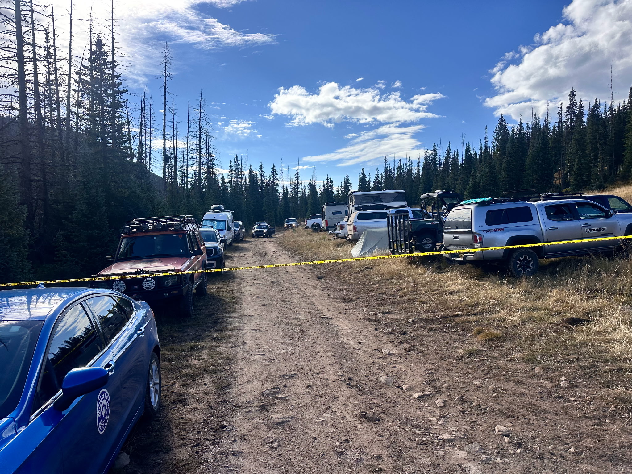 Search for missing hunters in Conejos County