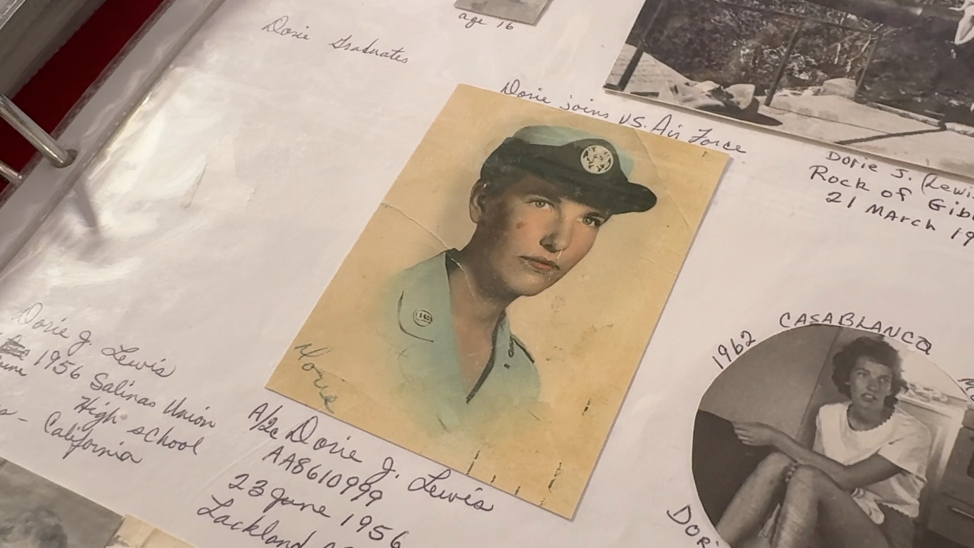 Dorie Johnson in Air Force