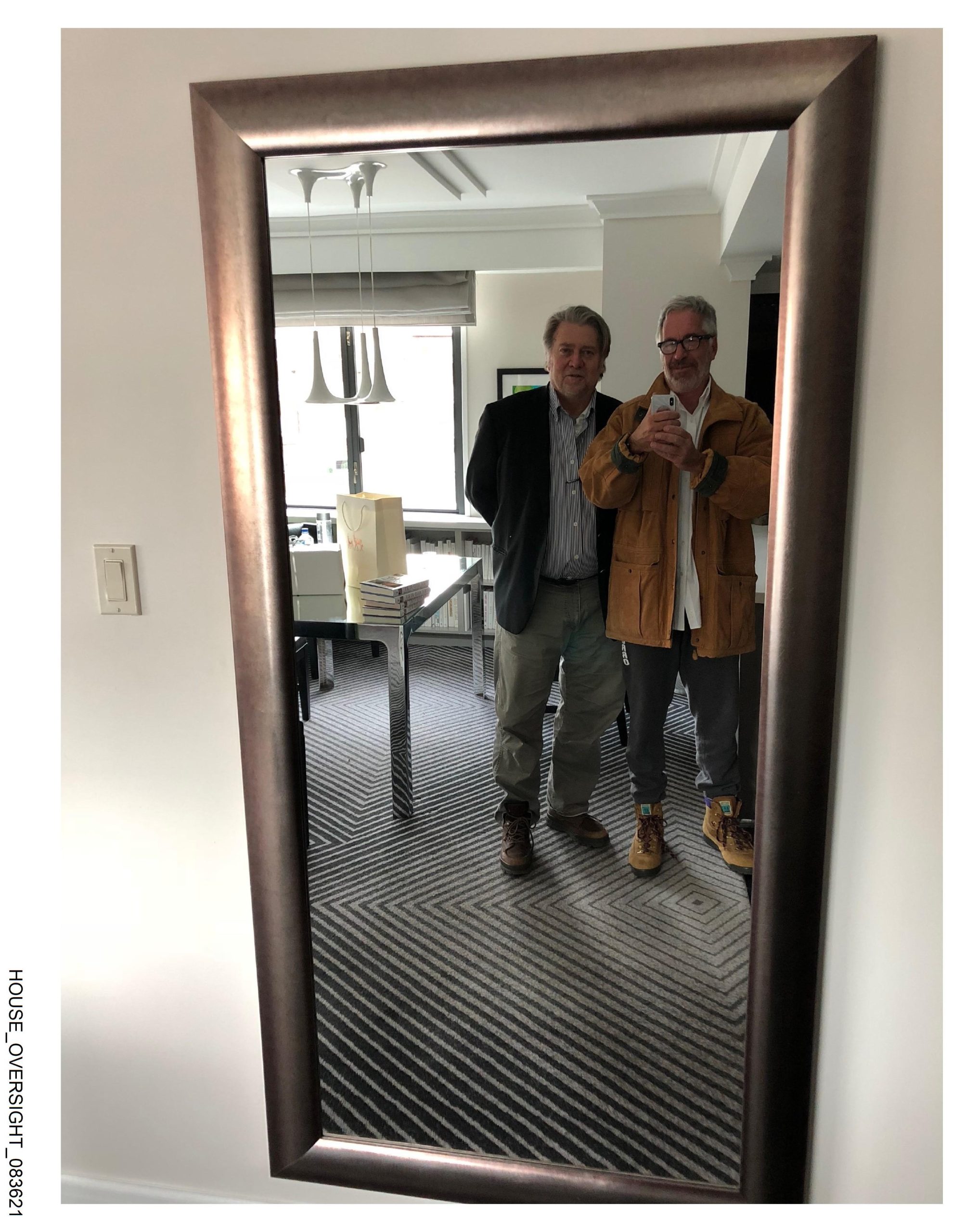 Steve Bannon and Jeffrey Epstein