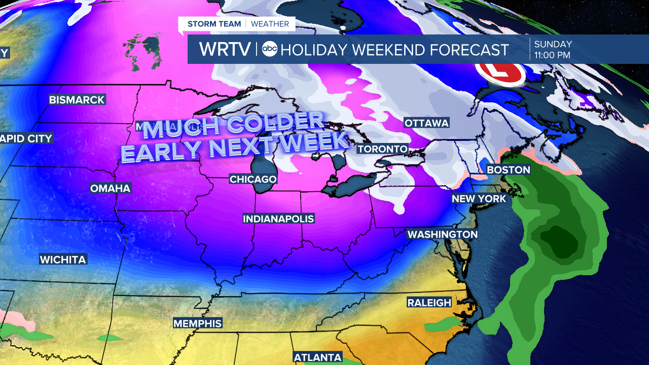Sunday Cold air