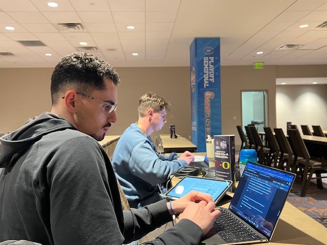thumbnail_Matt St. Charles and Colby Shannon in media room.jpg