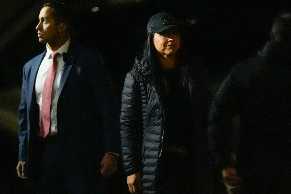 Director of National Intelligence Tulsi Gabbard enters the Fulton County Election HUB as the FBI takes Fulton County 2020 Election ballots, Wednesday, Jan. 28, 2026, in Union City, Ga., near Atlanta.