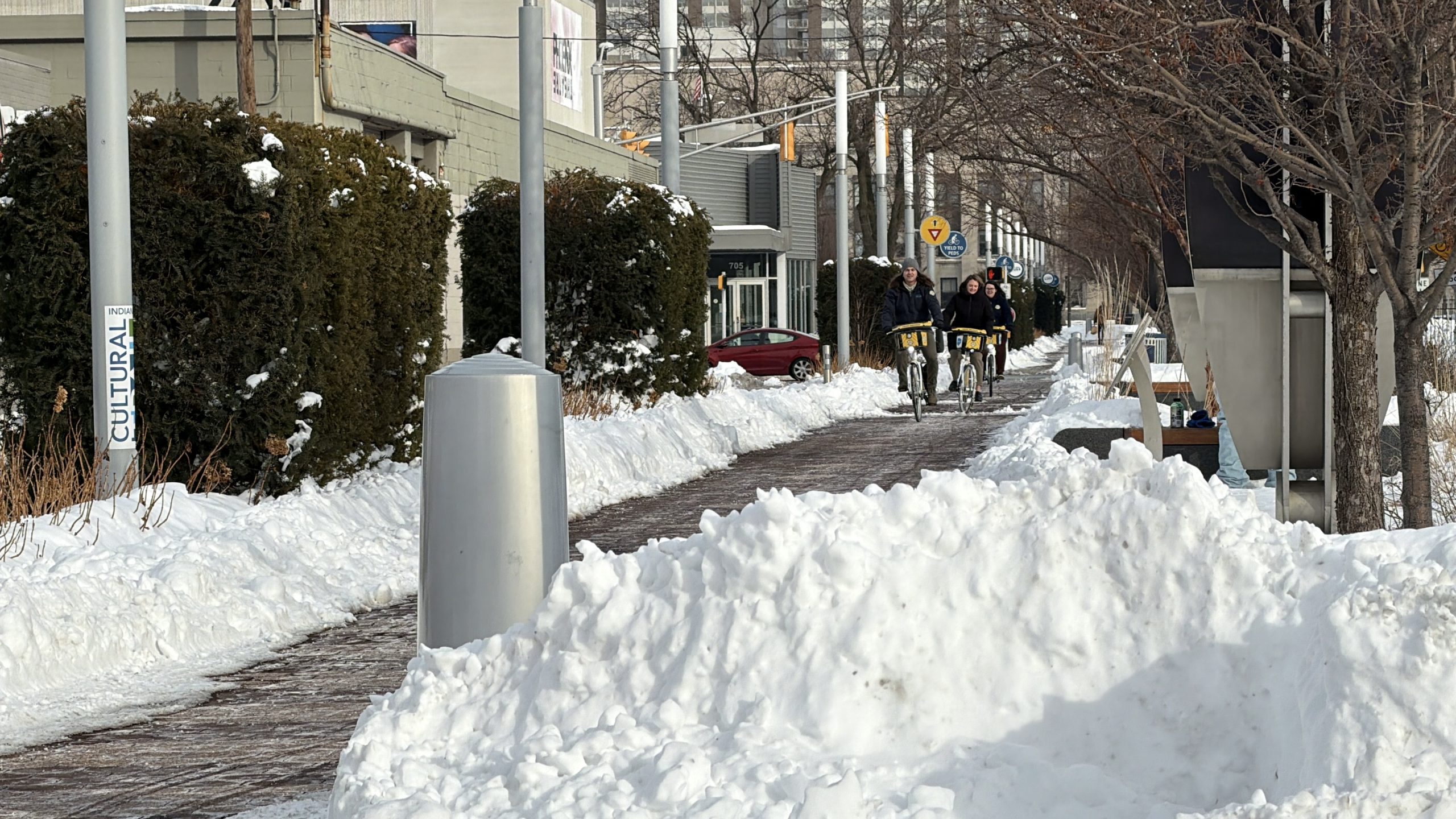 Pacers Bikeshare winter
