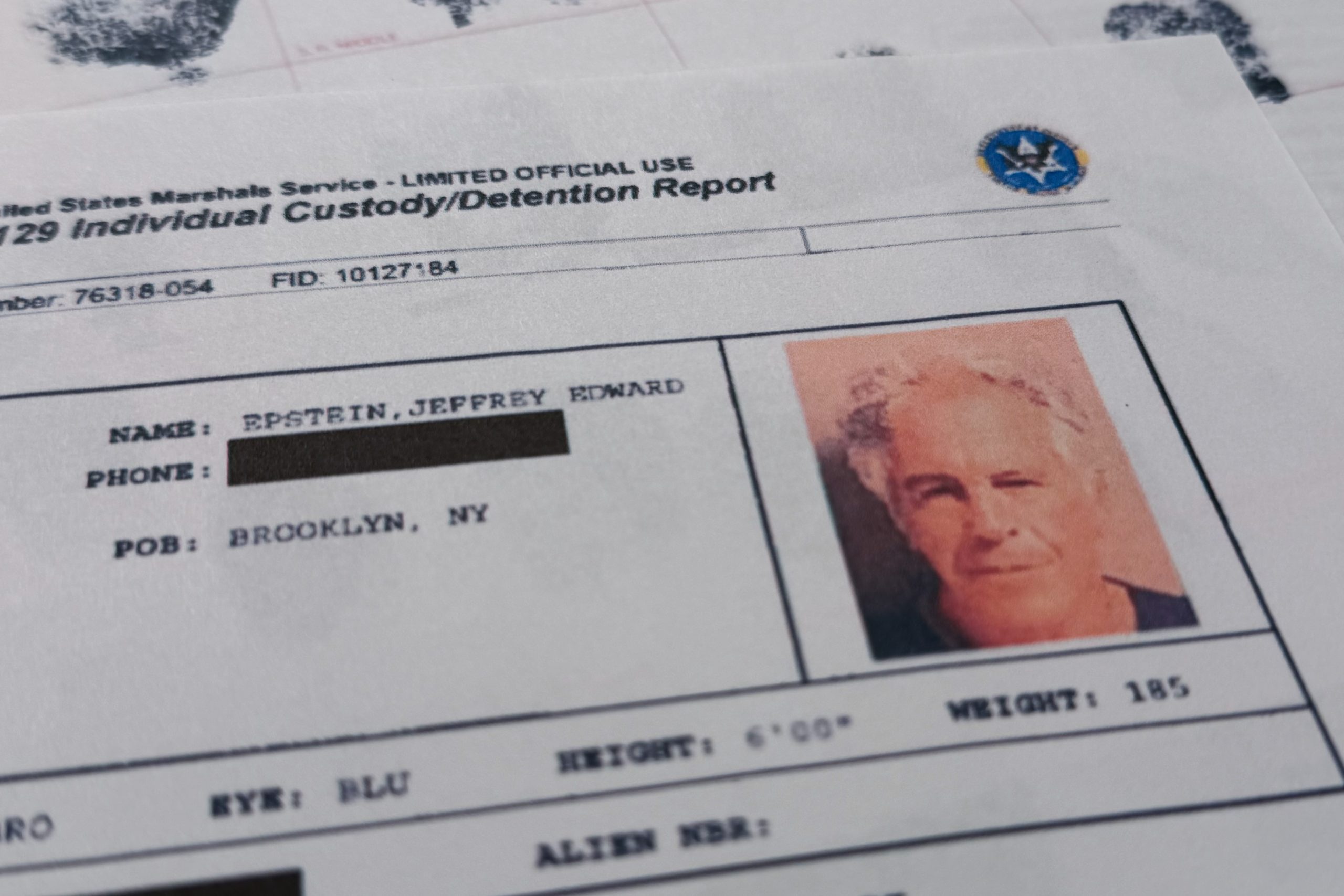 Justice Department Jeffrey Epstein