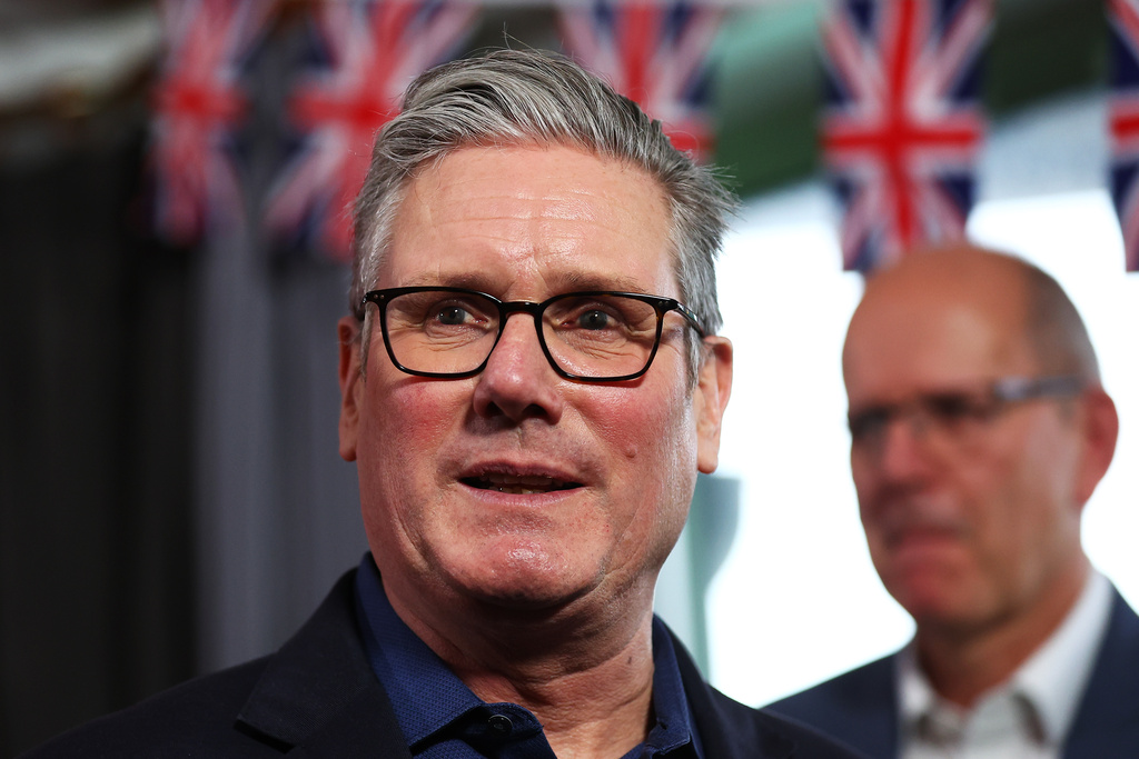 Prime Minister Keir Starmer Makes a Speech In East Sussex